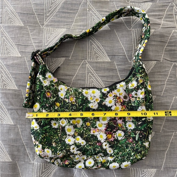 Baggu Mini Nylon Shoulder Bag in Daisy / Floral Purse Handbag - Picture 8 of 12